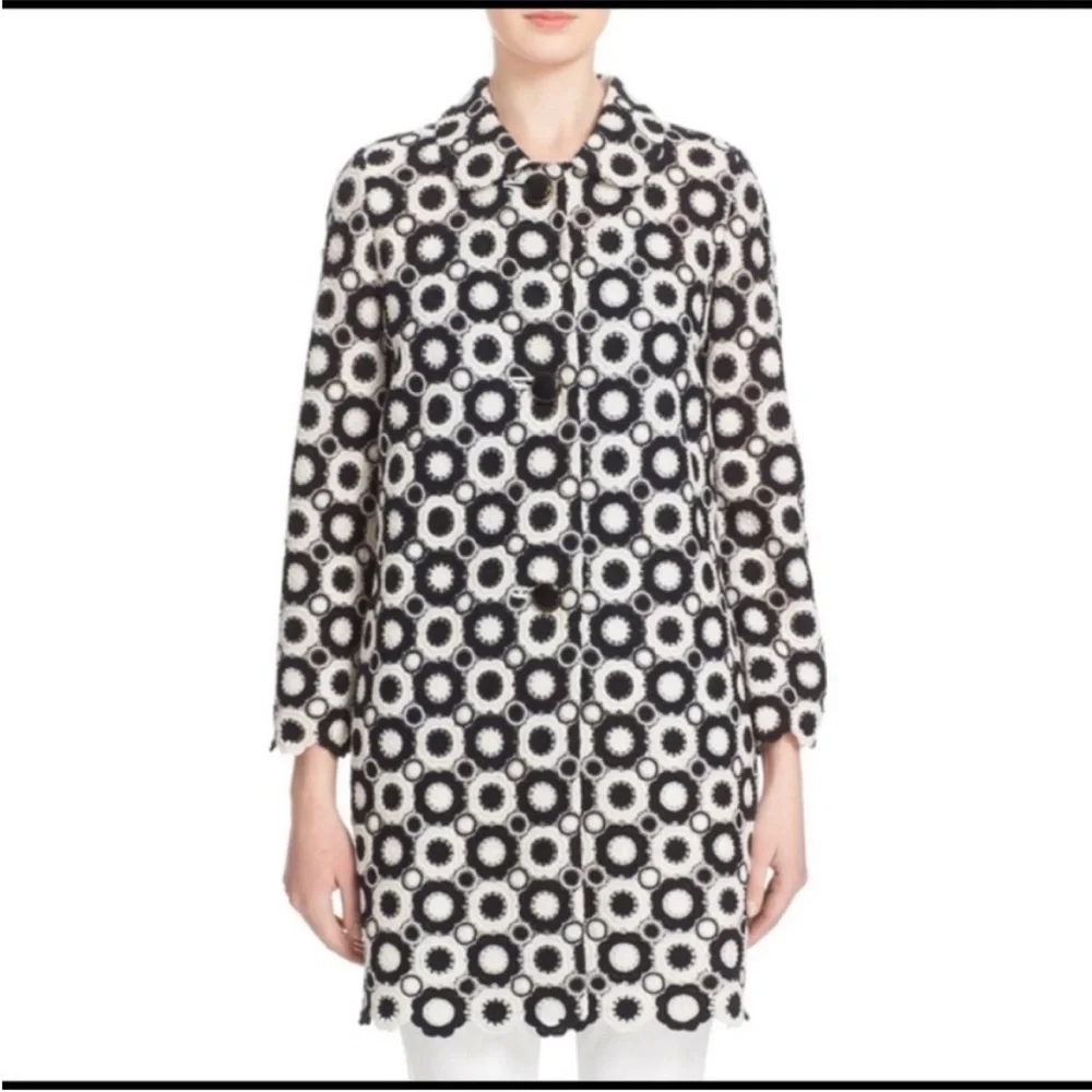 Kate Spade oversized Guipure Lace Coat